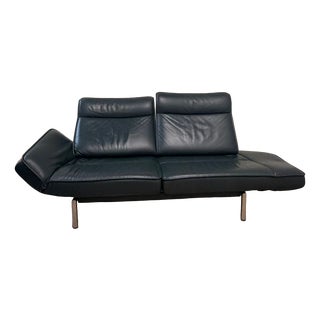 Vintage DS 450 Twist Leather Sofa by Thomas Althaus for de Sede, 1990s For Sale