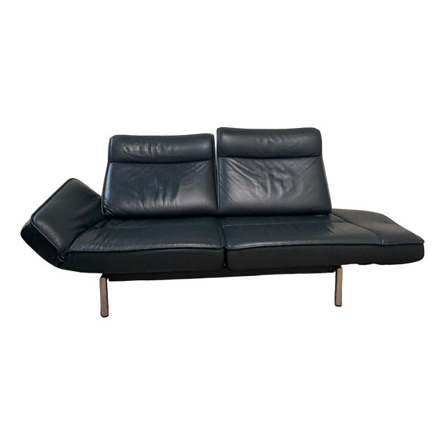 Vintage DS 450 Twist Leather Sofa by Thomas Althaus for de Sede, 1990s For Sale