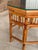 Vintage Octagonal Bamboo and Cane Side Table With Glass Top For Sale - Image 10 of 12