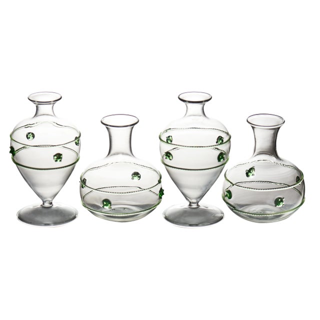 Contemporary Miss Rose Bud Vase, Set of 4 For Sale - Image 3 of 3