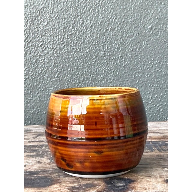 Vintage Handcrafted Studio Pottery Bowl For Sale - Image 15 of 18