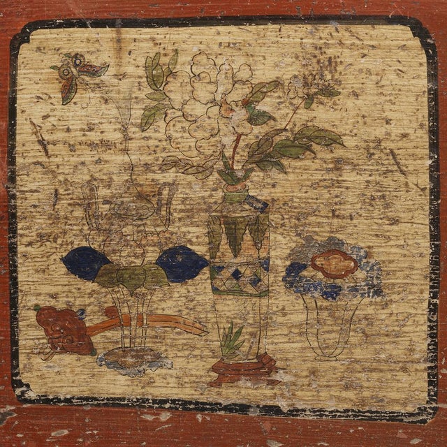 Black Antique Painted Gansu Sideboard, 1890s For Sale - Image 8 of 11