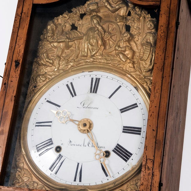 19th Century Tall Case or Comtoise Clock For Sale - Image 4 of 15