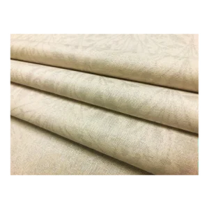 Covington Torrey Grey Silver Metallic Floral Damask Linen Rayon Upholstery Drapery Fabric