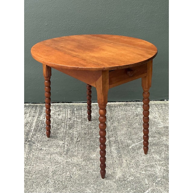 Chocolate Vintage Traditional Bobbin Side Table For Sale - Image 8 of 12