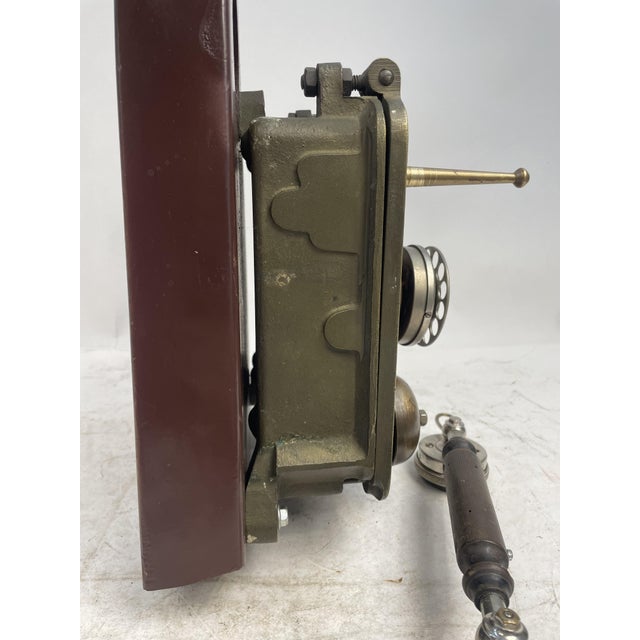 Brown Bronze on-Board Telephone from Ericsson, 1940s For Sale - Image 8 of 18