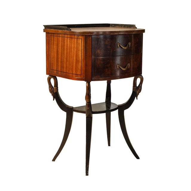 Antique Mahogany Side Table For Sale In Providence - Image 6 of 8