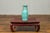 Chinese Vintage Chinese Turquoise Vase with Spotted Design and Hexagonal Neck For Sale - Image 3 of 10