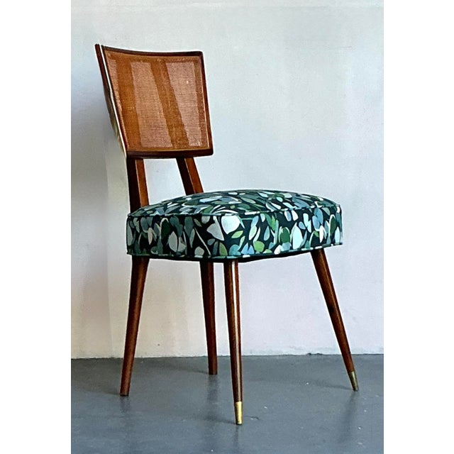 Mid 20th Century Vintage Boho MCM Cane Dining Chair For Sale - Image 5 of 12