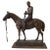1970s Juan Carlos Harriott on His Polo Pony Carved Wood Sculpture by E. Dombrowe For Sale - Image 13 of 13