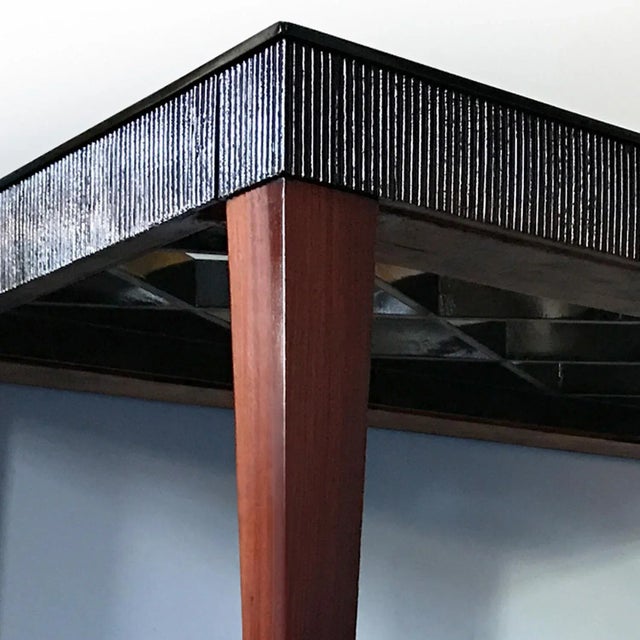 Mid-Century Italian Rosewood Dining Table, 1950s For Sale - Image 11 of 14