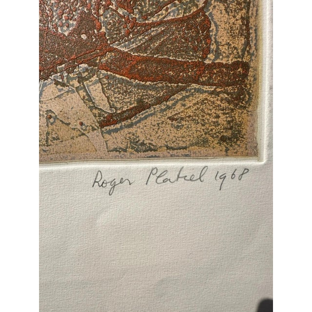 Roger Capron Roger Platiel, Nebulous-Untitled, 1968, Oil on Canvas For Sale - Image 4 of 12