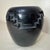Antique Handmade Santa Clara Pueblo Native American Black Pottery Blackware Vase For Sale - Image 4 of 11