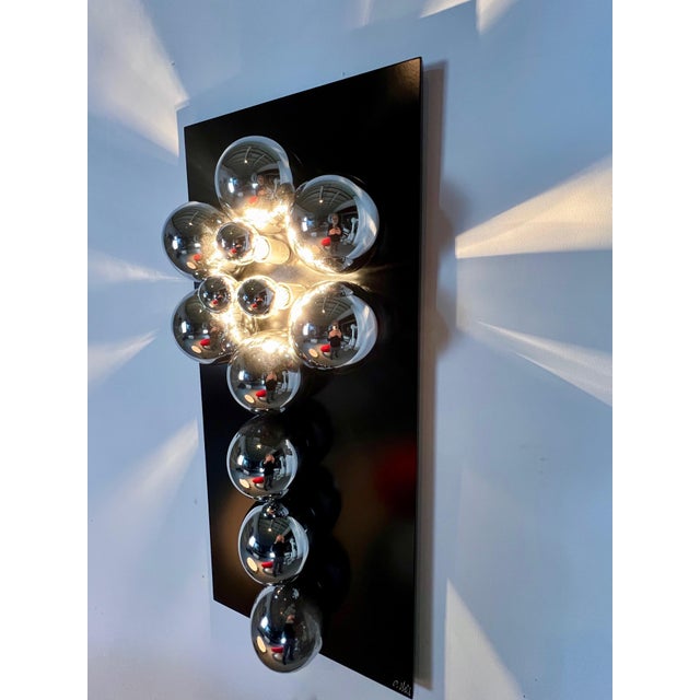 Light Sculpture by Koutek for Studio EF, 1974, in Good conditions. Designed 1970 to 1979 This piece has an attribution...