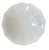 1920 Angled White Cased Glass Flushmount on Embossed Original Patina Holder For Sale - Image 4 of 5