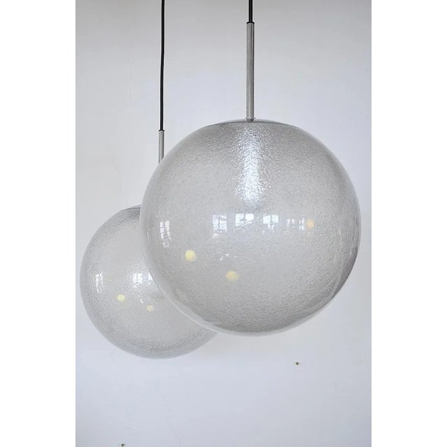 Ball Pendant Lamp from Glashütte Limburg, 1960s For Sale - Image 3 of 8