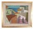 Jonne Bergström, Coastal Village, 1952, Oil on Canvas For Sale
