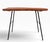 Mid Century Wicker Top Wrought Iron Base Side Table For Sale - Image 4 of 10