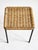 1950s Mid-Century Modern Forged Iron and Rattan Side Table by Carl Auböck, 1950s For Sale - Image 5 of 10