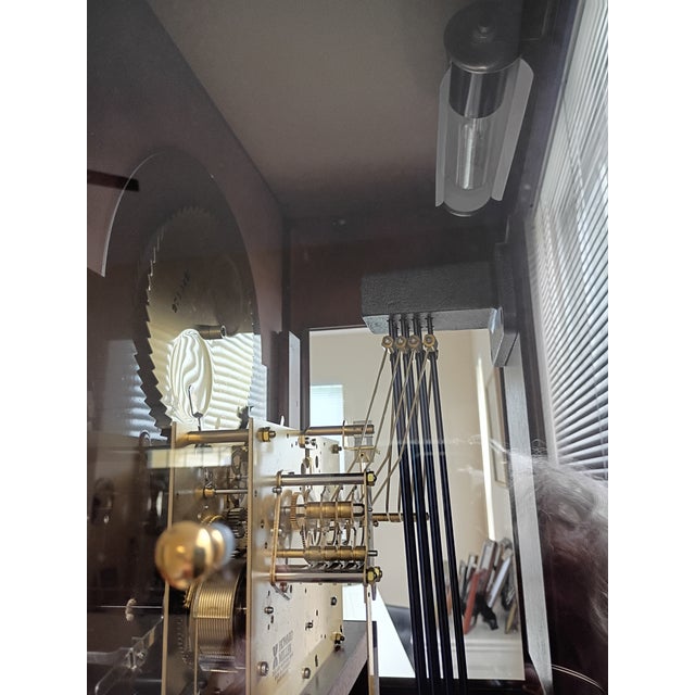 Brown Howard Miller Grandfather Clock For Sale - Image 8 of 13
