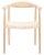 Volta Foc Twist Accent Chair - Unfinished Natural Teak/Natural Foc Twist For Sale - Image 11 of 11
