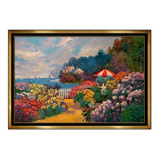 Late 20th Century The Garden Gate, Ming Feng For Sale