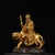 Traditional Late 19th Century Gilt Bronze Zhang Tianshi Statue on Tiger, Taoist Deity, 8.76kg For Sale - Image 3 of 9
