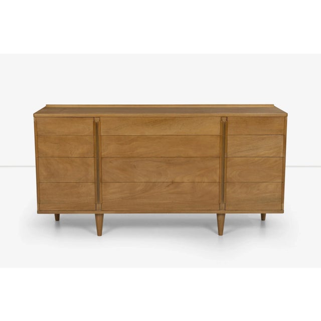 1950s Edward Wormley for Dunbar Triple Dresser in Mahogany Wood For Sale - Image 5 of 13