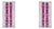 Contemporary Geometric Ruby & Diamond Hoop Earrings in 925 Sterling Silver, A Pair For Sale