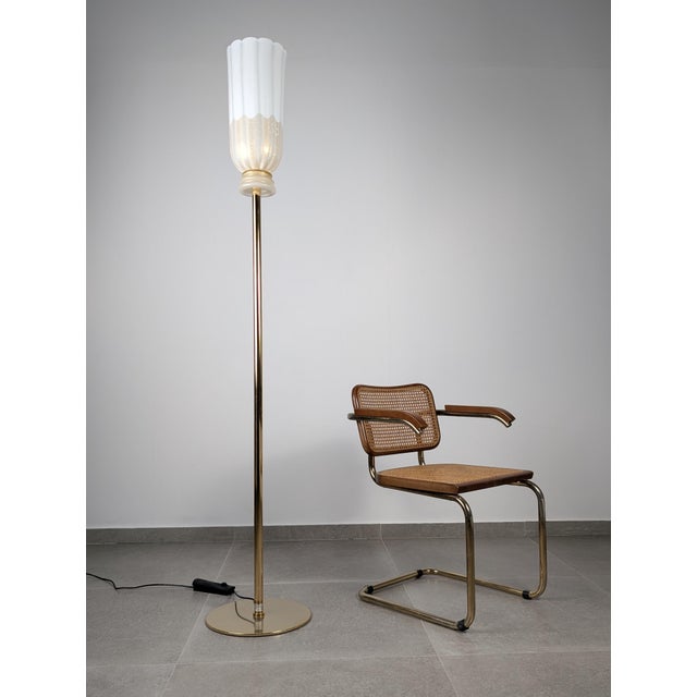 Gold XII Apostoli Murano Glass Floor Lamp 24-KT Gold from Barovier and Toso, 2002 For Sale - Image 8 of 18