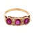 Victorian 1900-1909 Victorian Ruby Diamond 18k Yellow Gold Ring, Size 6 For Sale - Image 3 of 7
