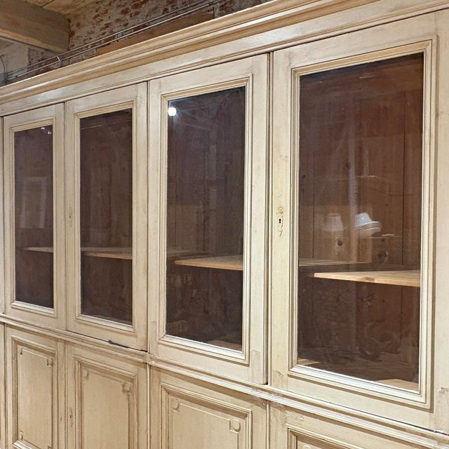 1920s A Grand Georgian-Style Pine Library Cupboard or Kitchen Cabinets, C. 1920. For Sale - Image 5 of 8