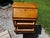Vintage Solid Maple Slant Top Writing Desk Drop Front Secretary Desk For Sale - Image 14 of 18