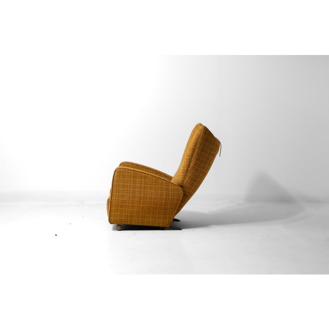 Vintage Wingback Reclining Chair, 1960s For Sale - Image 4 of 10