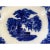 This exceptional Antique Flow Blue soup plate, stamped on the reverse with W. H. Grindley Co. England and titled...
