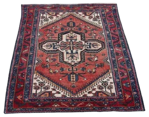 Handmade Kazak Caucasian Rug, 1930s