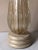 Gorgeous Barovier and Toso late 1940’s Murano glass clear and expanded gold particles lamp with controlled bubbles on...