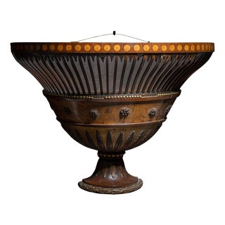 Wall-Mounted Flower Basket, 1800s For Sale