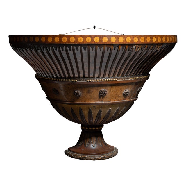 Wall-Mounted Flower Basket, 1800s For Sale
