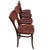 Victorian Bent Oak Side Chair W/ Floral Seat by Thonet Hermanos, Set of 4 For Sale - Image 4 of 15