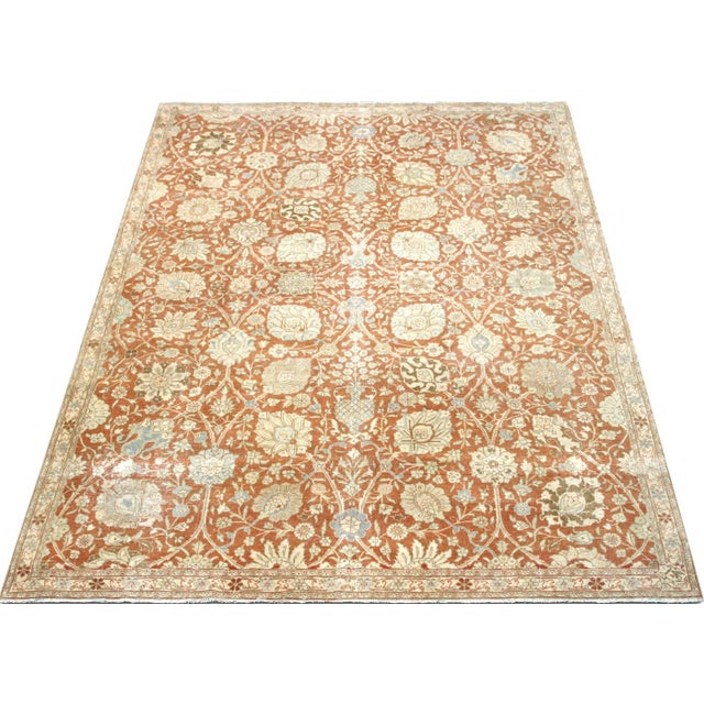 1940s Persian Tabriz Rug For Sale In Los Angeles - Image 6 of 6