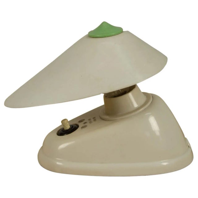 Plastic White Bakelite Table or Wall Lamp, 1960s For Sale - Image 7 of 7