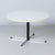 Round Model 3696 Coffee Table with White Melamine Top and Chrome Base by Gispen, 1970s For Sale - Image 3 of 11