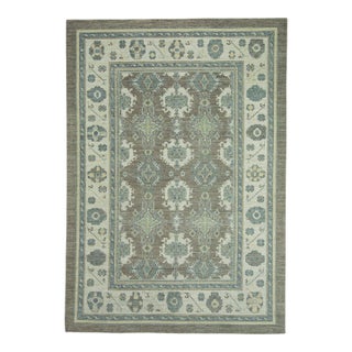 Turkish Oushak Rug 9'1" x 12'11" #19314 For Sale