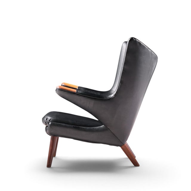 A.P. Stolen Hans Wegner for Ap Stolen Ap19 Mid Century Papa Bear Chair For Sale - Image 4 of 9