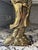 Metal Vintage Cast Brass Guanyin Figure on Fish and Wave Base For Sale - Image 7 of 9