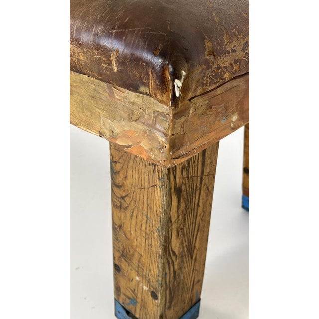 Wood Vintage Gymnastic Bench, 1940s For Sale - Image 7 of 10