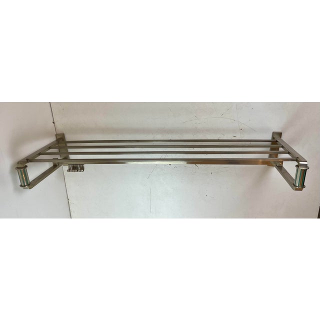Art Deco Train Carriage Coat Rack, 1930s For Sale - Image 3 of 16