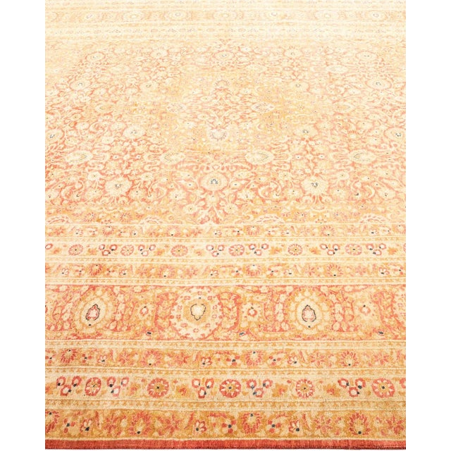 Solo Rugs Vintage Moroccan Hand Knotted Wool Area Rug, Orange - 8'2" X 9'9" For Sale - Image 4 of 9