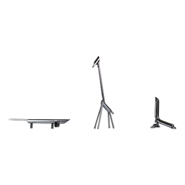 Steel Animal Sculptures, 1970s, Set of 3 For Sale